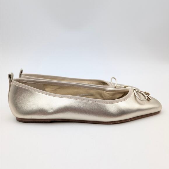 Marc Fisher Ubet Slip On Ballet Flats Women's Metallic Gold Size US11M EU42 - Picture 3 of 10